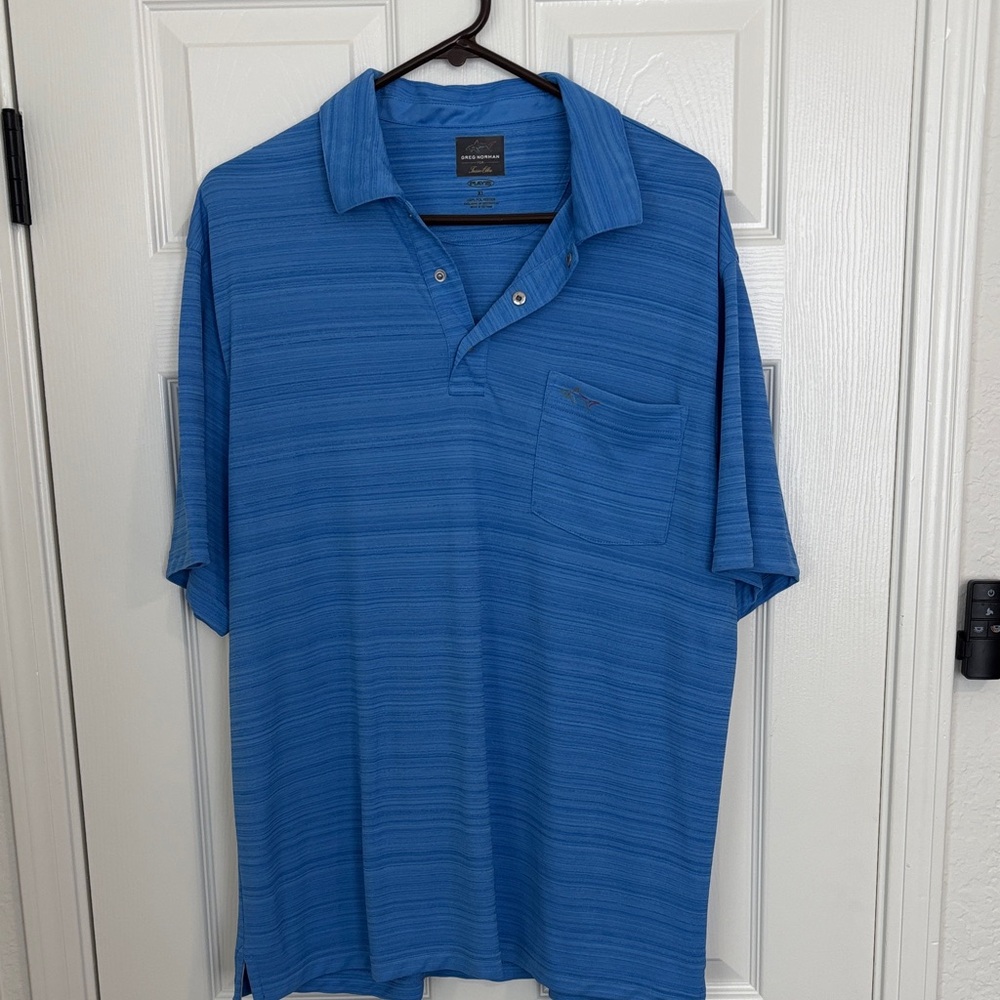 Greg Norman Collection Blue Polo Shirt